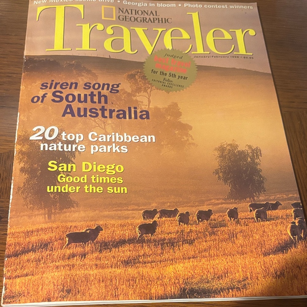 National Geographic Traveler - 1998, January - South Australia, San Diego